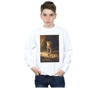 Disney Boy's The Lion King Movie Simba Poster Sweatshirt in White | Size: 5-6 Years Disney White 5-6 Years