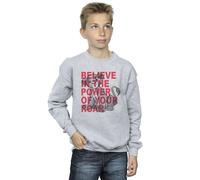 Disney Boy's The Lion King Power Of Roar Sweatshirt in Grey | Size: 7-8 Years Disney Grey 7-8 Years