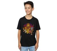 Disney Boys The Lion King Pride Family T-Shirt Black 5-6 Years