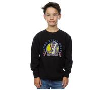 Disney Boy's The Lion King Rafiki Good Vibes Only Sweatshirt in Black | Size: 7-8 Years Disney Black 7-8 Years