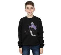 Disney Boy's The Little Mermaid Classic Ursula Sweatshirt in Black | Size: 12-13 Years Disney Black 12-13 Years