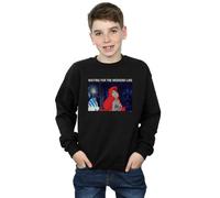 Disney Boy's The Little Mermaid Waiting For The Weekend Sweatshirt in Black | Size: 9 Years Disney Black 9 Years