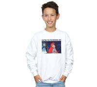 Disney Boy's The Little Mermaid Waiting For The Weekend Sweatshirt in White | Size: 12-13 Years Disney White 12-13 Years