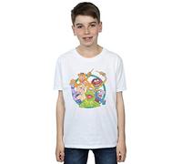 Disney Boys The Muppets Group Circle T-Shirt White 12-13 Years