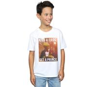 Disney Boy's The Muppets Kiss A Frog Get A Prince T-Shirt in White | Size: 5-6 Years Disney White 5-6 Years