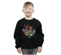 Disney Boy's The Muppets Muppet Babies Colour Group Sweatshirt in Black | Size: 3-4 Years Disney Black 3-4 Years