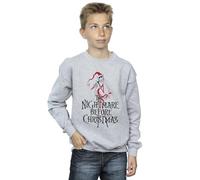 Disney Boys The Nightmare Before Christmas Santa Sweatshirt Sport Grey 9-11 Years