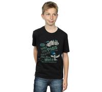Disney Boy's Three Little Pigs Who´s Afraid Of The Big Bad Wolf T-Shirt in Black | Size: 3-4 Years Disney Black 3-4 Years