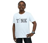 Disney Boy's Tinker Bell Collegiate Tink T-Shirt in White | Size: 12-13 Years Disney White 12-13 Years