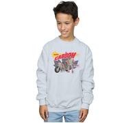 Disney Boy's Toy Story 4 Duke Caboom King Of The Jump Sweatshirt in White | Size: 3-4 Years Disney White 3-4 Years