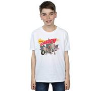 Disney Boys Toy Story 4 Duke Caboom King of The Jump T-Shirt White 5-6 Years