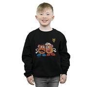 Disney Boys Toy Story 4 Mr And Mrs Potato Head Sweatshirt Black 5-6 Years