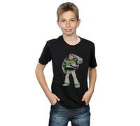 Disney Boys Toy Story Buzz Lightyear Standing T-Shirt Black 7-8 Years