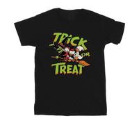 Disney Boy's Trick Or Treat Cotton T-Shirt in Black | Size: 3-4 Years Disney Black 3-4 Years