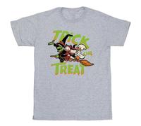 Disney Boy's Trick Or Treat T-Shirt in Grey | Size: 9 Years Disney Grey 9 Years