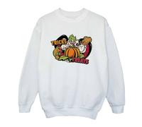 Disney Boy's Trick Or Treat Ursula Villains Sweatshirt in White | Size: 9 Years Disney White 9 Years