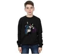 Disney Boy's Villains Sketch Sweatshirt in Black | Size: 5-6 Years Disney Black 5-6 Years