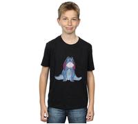 Disney Boy's Winnie The Pooh Classic Eeyore T-Shirt in Black | Size: 7-8 Years Disney Black 7-8 Years