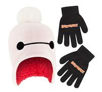 Disney Boys Winter Hat and Kids Gloves Set, Big Hero 6 Beanie for Ages 4-7
