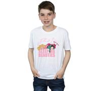 Disney Boy's Wreck It Ralph Aurora & Vanellope T-Shirt in White | Size: 7-8 Years Disney White 7-8 Years