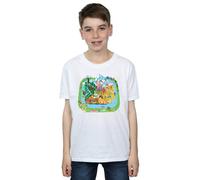 Disney Boy's Zootropolis City T-Shirt in White | Size: 5-6 Years Disney White 5-6 Years