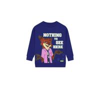 Disney Boy's Zootropolis Nick Wilde Sweatshirt in Blue | Size: 11-12 Years Disney Blue 11-12 Years