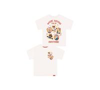 Disney Boy's Zootropolis Nick Wilde T-Shirt in Cream | Size: 6-7 Years Disney Cream 6-7 Years