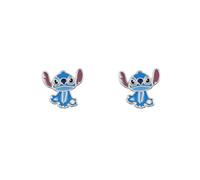 Disney Brass Slv Plt Stitch Stud Earrings EF01071SRWL.PA - Base Metal