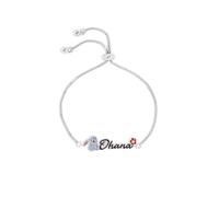 Disney Friendship Bracelet Lilo and Stitch Sterling Silver Adjustable