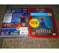 Disney BRAVE 3D+2D Blu-Ray FNAC Exclusive Limited Steelbook + 68 Pg Booklet New+