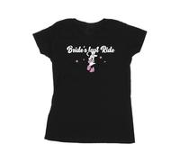 Disney Bride´s Last Ride Minnie Mouse Cotton T-Shirt In Black