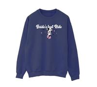 Disney Women's Bride´s Last Ride Minnie Mouse Sweatshirt in Navy | Size: XL Disney Navy XL