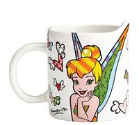 Disney Britto Tinker Bell Mug, Ceramic, Multi-Colour, 8 Count (Pack of 1)