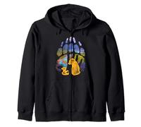 Disney Brother Bear Kenai Koda Paw Silhouette Zip Hoodie