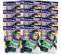 Disney Buzz Lightyear Party Favor Pack ~ Bundle Includes 12 Play Packs Filled with Stickers Coloring Books Crayons | Toy Story Party Supplies