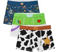Disney Buzz Lightyear Woody Toy Story Boys Boxer Shorts 2-7 Yrs, 3 Pack Soft Underwear, Elasticated & Breathable Boys Pants (3-4 Years, Multi Toy Story)