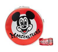 Loungefly Mickey Mouse Mouseketeers Shoulder Bag Red