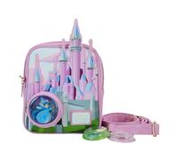 Loungefly Disney: Sleeping Beauty Castle Three Good Fairies Stained Glass Crossbody Bag