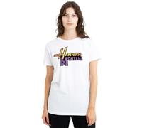 Disney Women's Camp Rock Hannah Montana Logo T-Shirt, White | Size: Small Disney White S