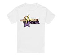 Disney Camp Rock Hannah Montana Logo Ladies T Shirt, White, X-Large
