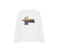 Disney Camp Rock Hannah Montana Logo Long Sleeve T-Shirt, White | Size: Medium Disney White M