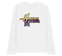 Disney Camp Rock Hannah Montana Logo Unisex Long Sleeve T Shirt, White, Medium