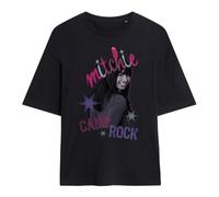 Disney Camp Rock Mitchie Airbrush Ladies Oversized T Shirt, Black, X-Large
