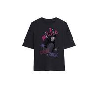Disney Camp Rock Mitchie Airbrush Ladies Oversized T Shirt, Black, X-Large