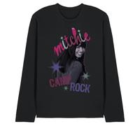 Disney Camp Rock Mitchie Airbrush Unisex Long Sleeve T Shirt, Black, Medium