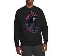 Disney Camp Rock Mitchie Airbrush Unisex Sweatshirt, Black, XX-Large