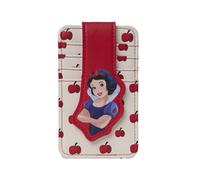 Disney Card Holder Women Slim Compact Wallet Credit Small Snap Travel Novelty, Snow White Red, Modern Disney Card Holder