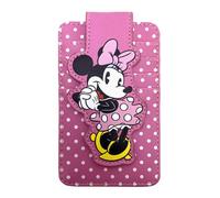 Disney Card Holder Wallet Minnie Mickey Stitch Eeyore Skellington Women Slim Compact, Minnie Mouse Pink, Card Holder