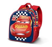 Disney Cars 3 Cups-Elite 3D Backpack, Black, 25 x 30 cm, Capacity 7 L
