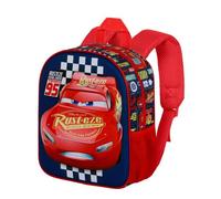 Disney Cars 3 Cups-Elite 3D Backpack, Black, 25 x 30 cm, Capacity 7 L